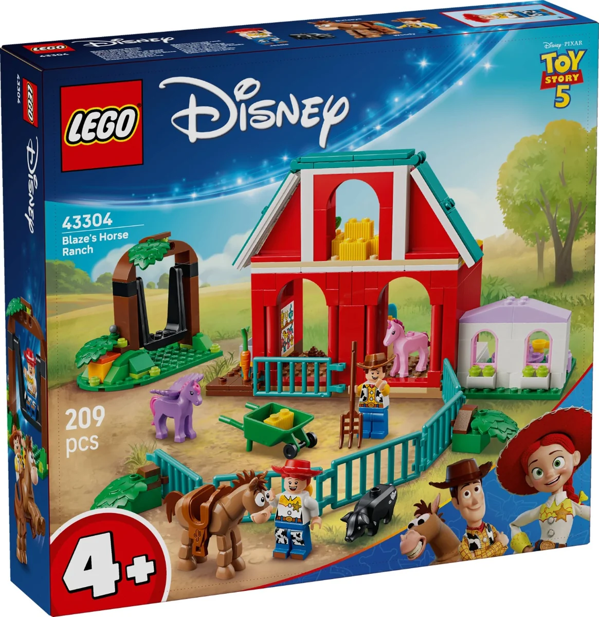 LEGO® Disney Pixar - Ferma de cai a lui Blaze (43304)
