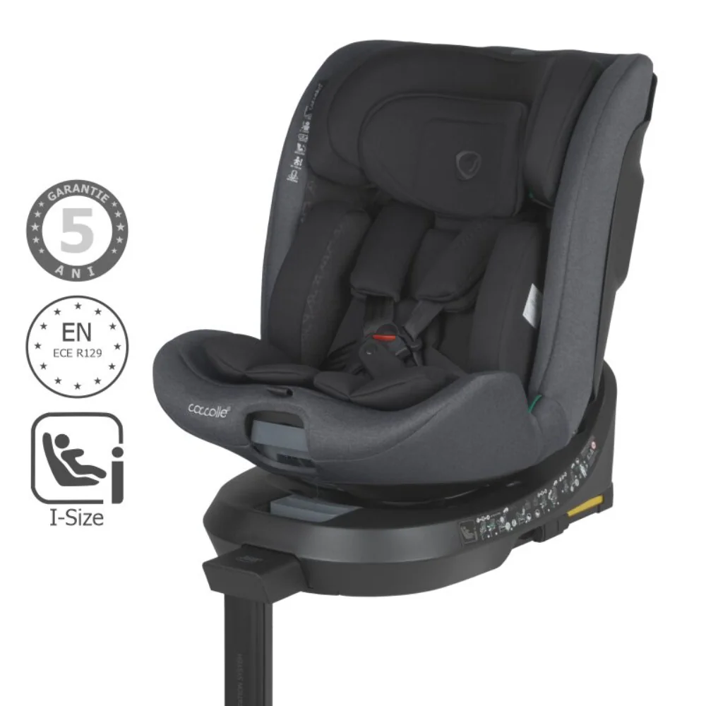 Scaun auto iSize, Coccolle Ario,  40-150 cm, Anthracite