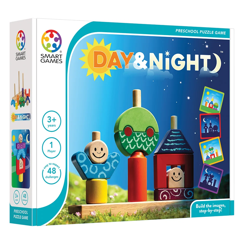 Joc de logica cu 48 de provocari, Smart Games, Day and Night