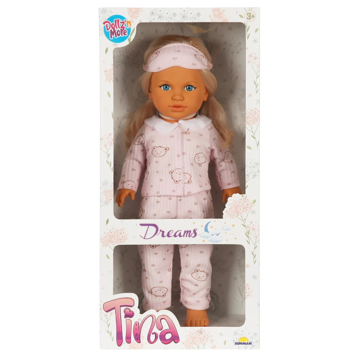 Papusa Dollz And More, Tina Dreams, Roz, 45 cm