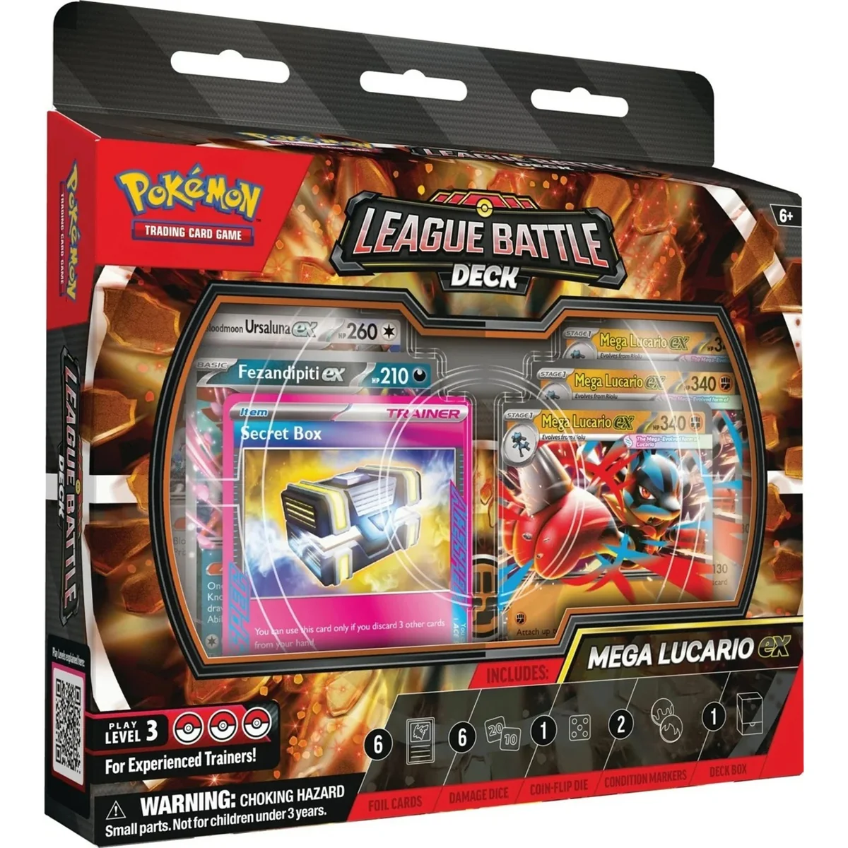 Set carti de joc, Pokemon TCG, Mega Lucario Ex League Battle Deck