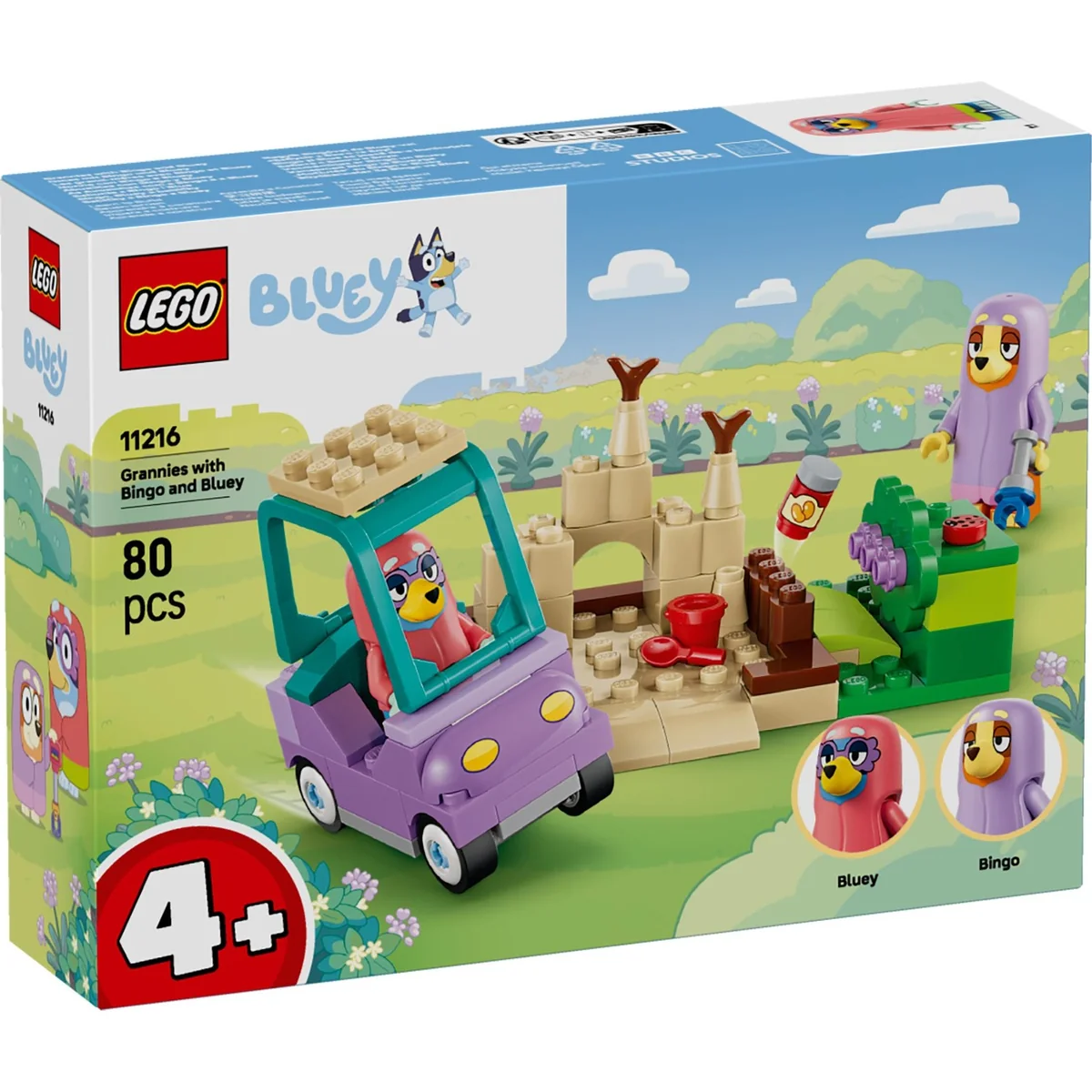 LEGO® Bluey - Bingo si Blue se joaca de-a bunicutele (11216)