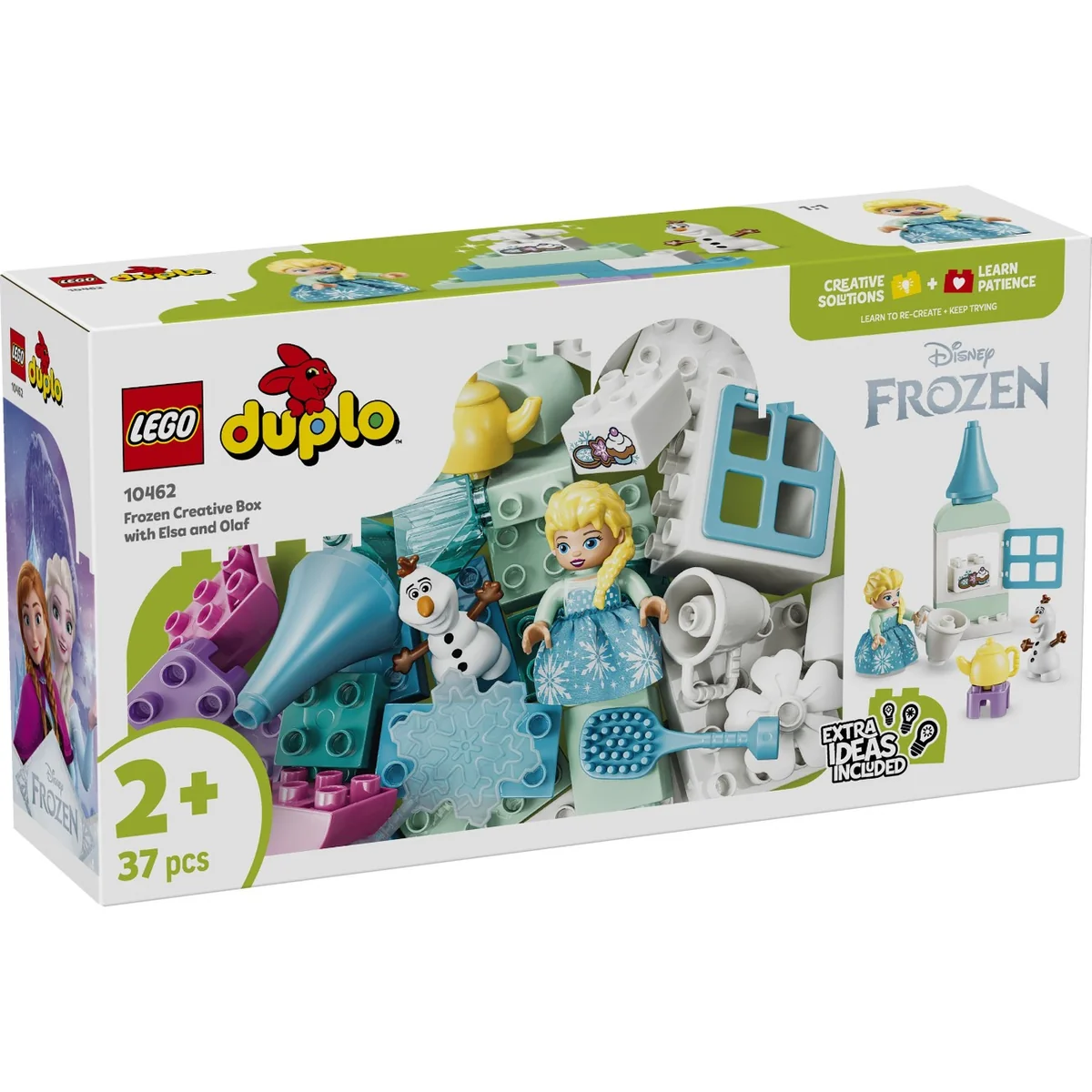 LEGO® DUPLO - Cutie creativa cu Elsa si Olaf din Regatul de gheata (10462)