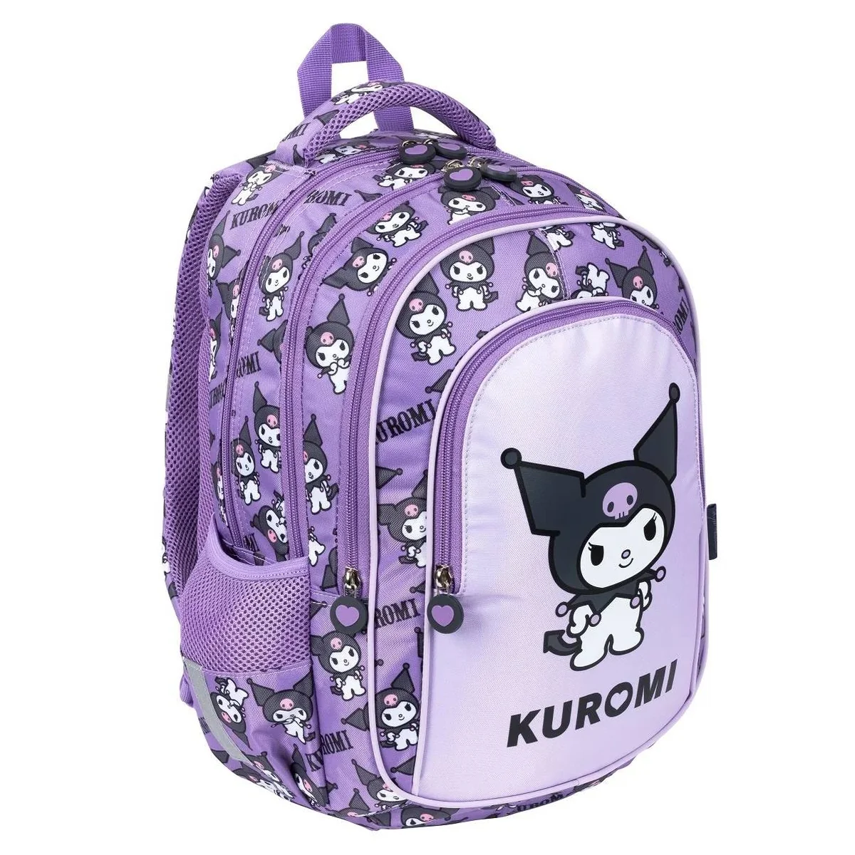 Ghiozdan cu 4 compartimente, St Majewski, Kuromi Violet, 40 cm