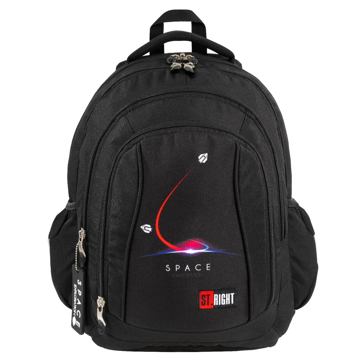 Ghiozdan cu 4 compartimente, St Majewski, St. Right Deep Space, 43 cm