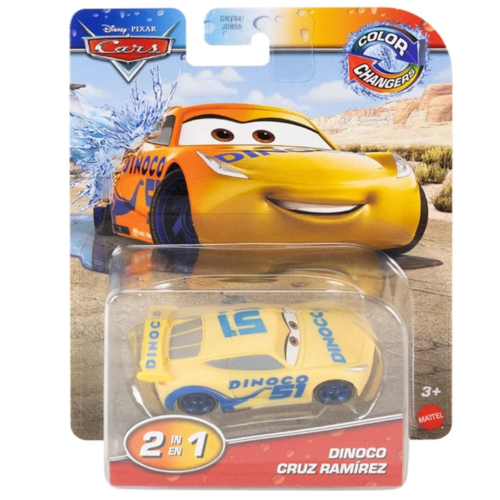 Masinuta Disney Cars, Color Changers, Dinoco Cruz Ramirez, JHG26