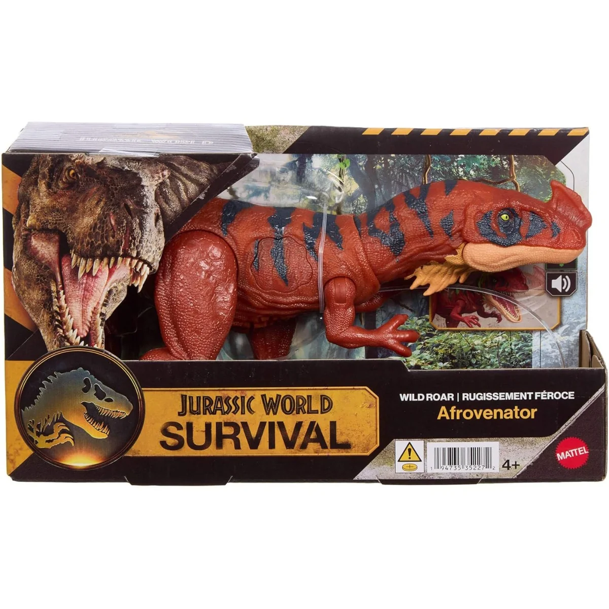 Figurina articulata, Jurassic World Survival, Wild Roar, Afrovenator, JKL76