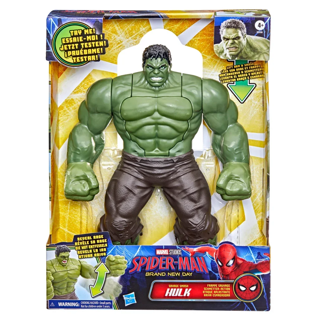 Figurina Marvel Spider-Man, Savage Smash, Hulk, G2446