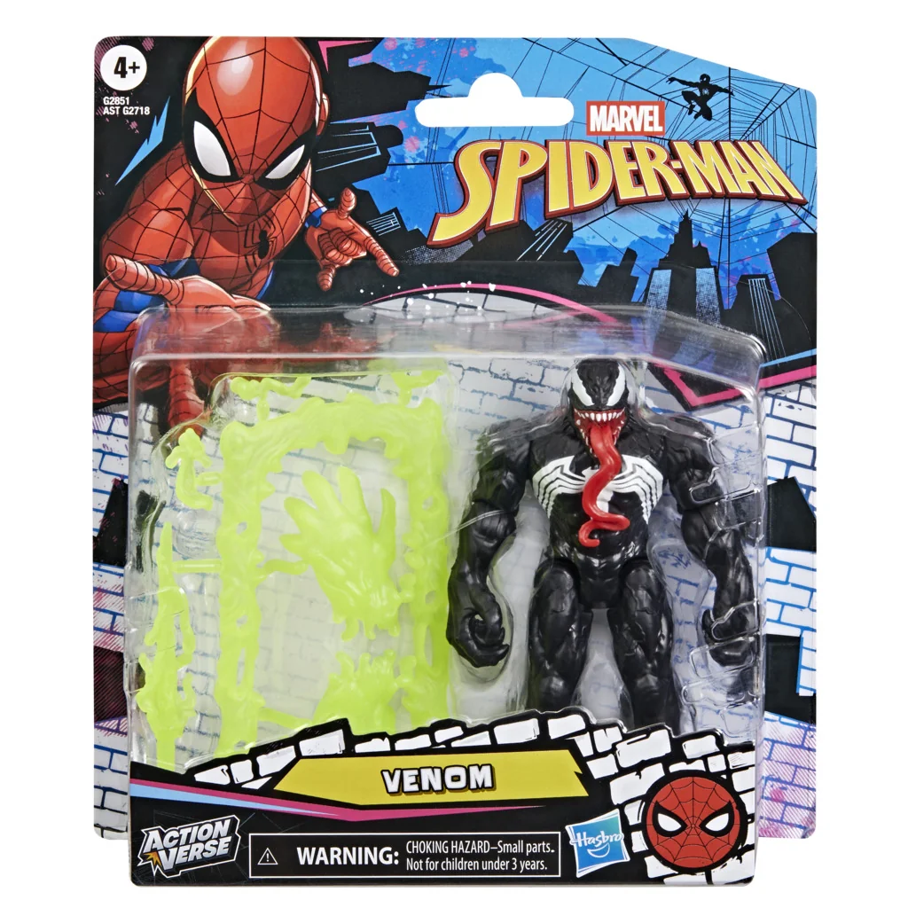 Figurina cu accesorii, Marvel Spider-Man, ActionVerse, Venom, G2851