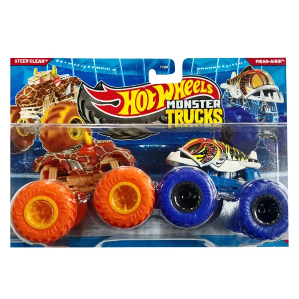 Set 2 masinute Monster Truck, Hot Wheels, Steer Clear si Piran-Ahhh, JLV83