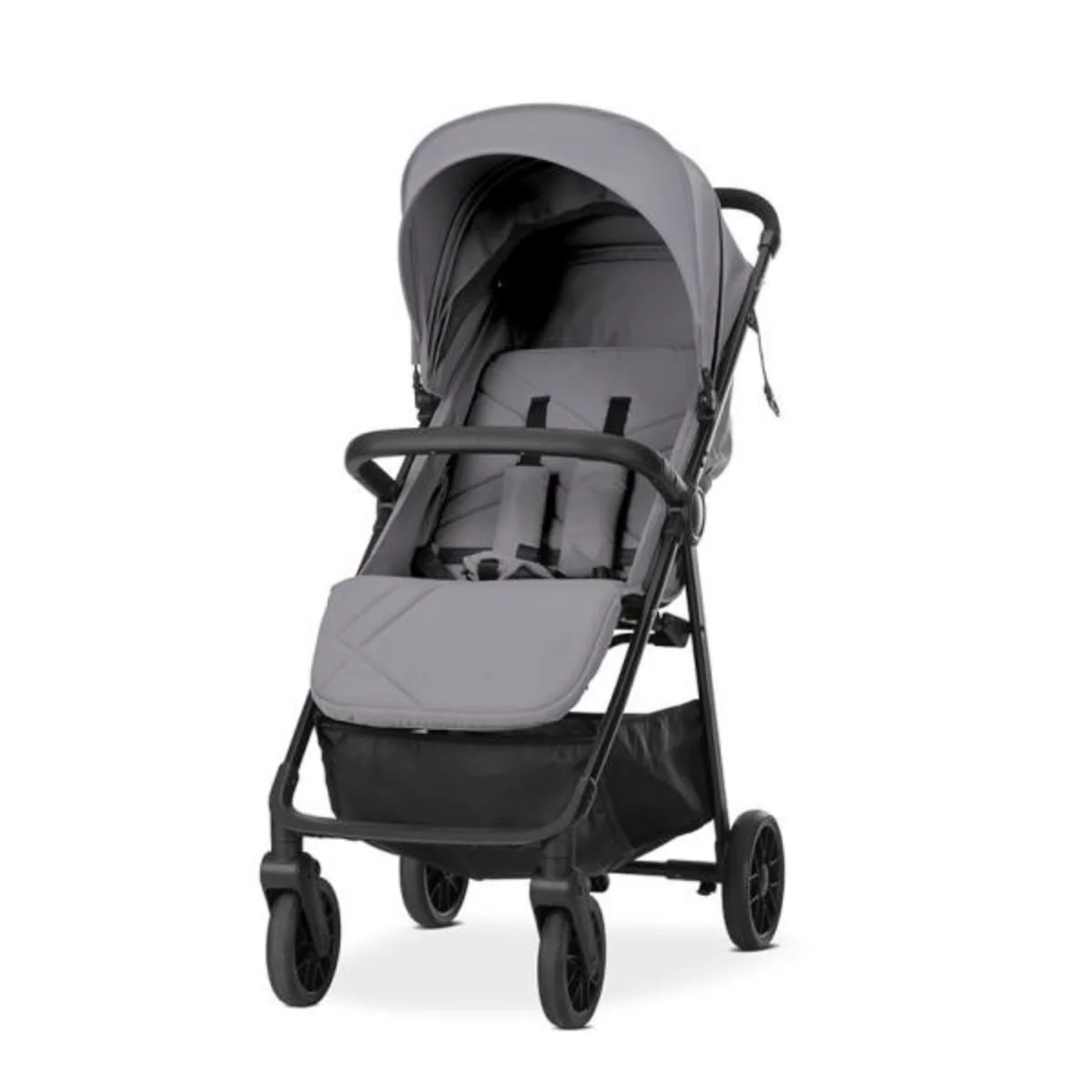Carucior sport ultrausor, Lorelli Zozu, pliere cu o mana, 5.8 kg, pana la 22 kg, Grey