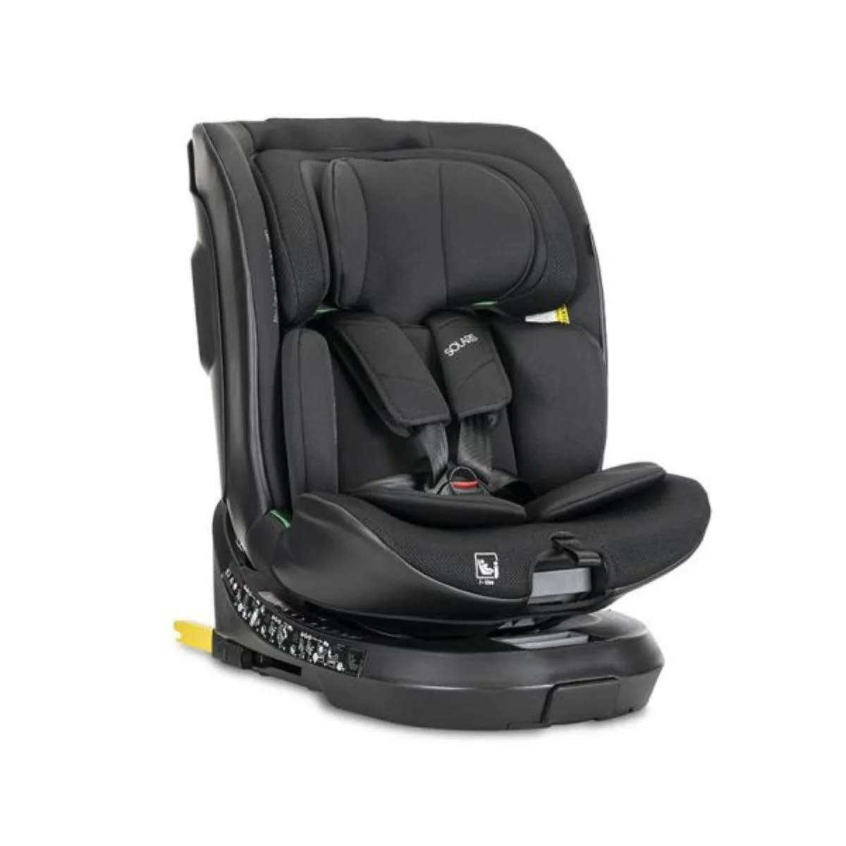 Scaun auto, Lorelli Solaris, I-Size, Isofix, picior de sprijin, rotativ 360, 40-150 cm, Black