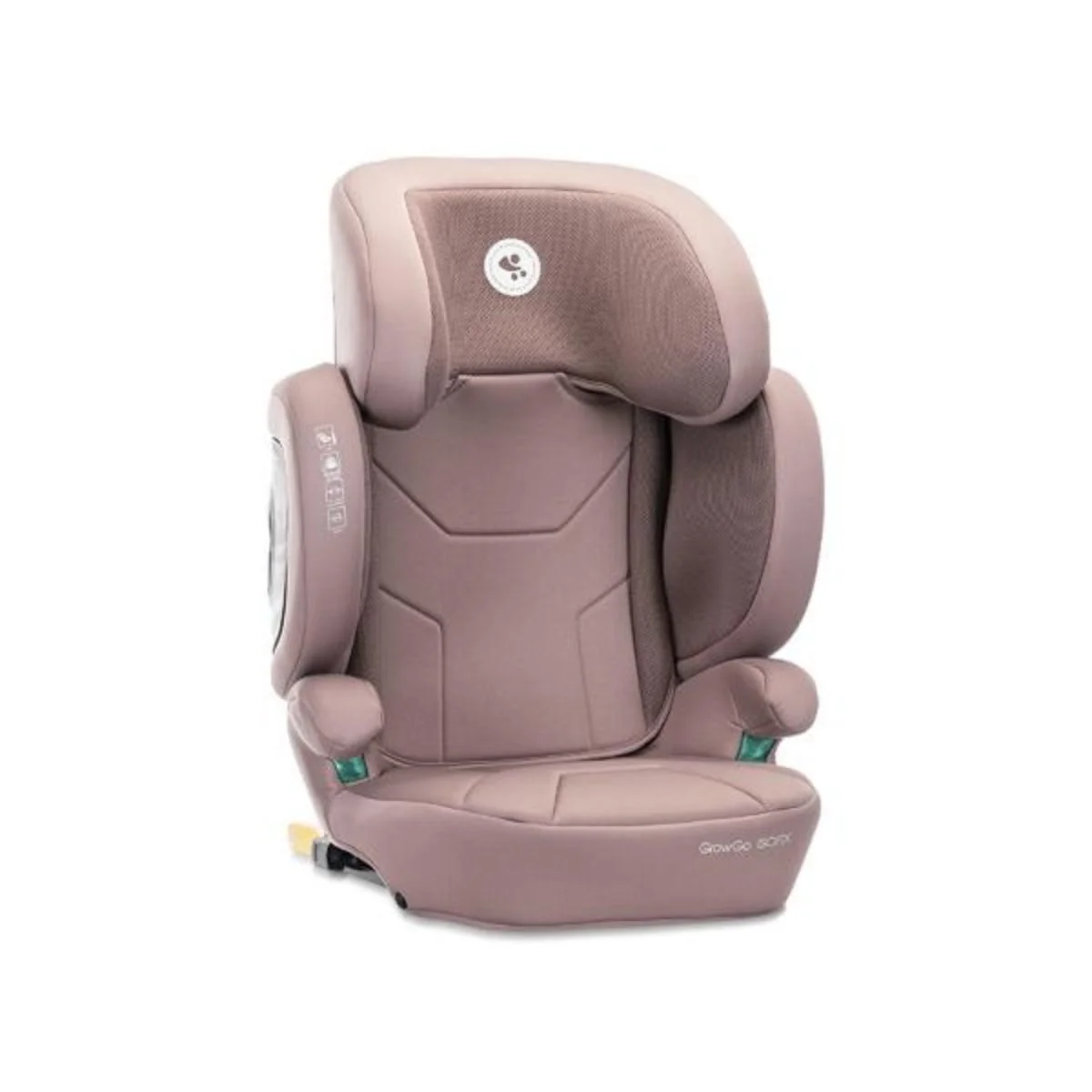 Scaun auto, Lorelli Growgo, Isofix, pliabil, protectii laterale extensibile, spatar reglabil, tetiera reglabila, 100-150 cm, Pink
