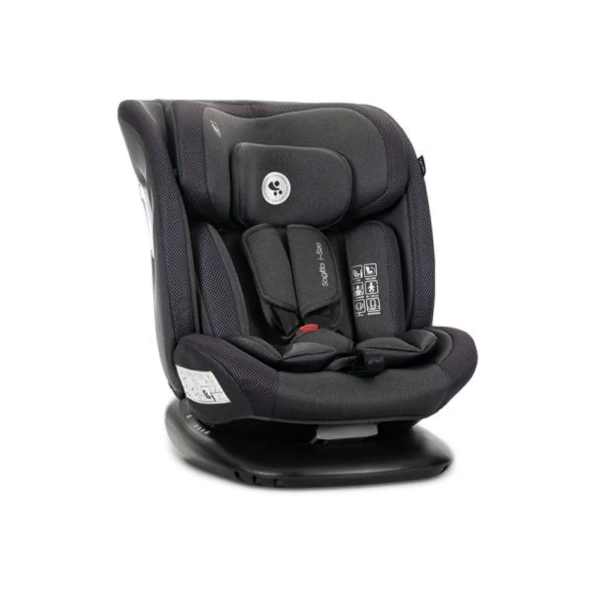 Scaun auto, Lorelli Sagitta, I-Size, rotativ 360, protectie SPS,  40-150 cm, Black