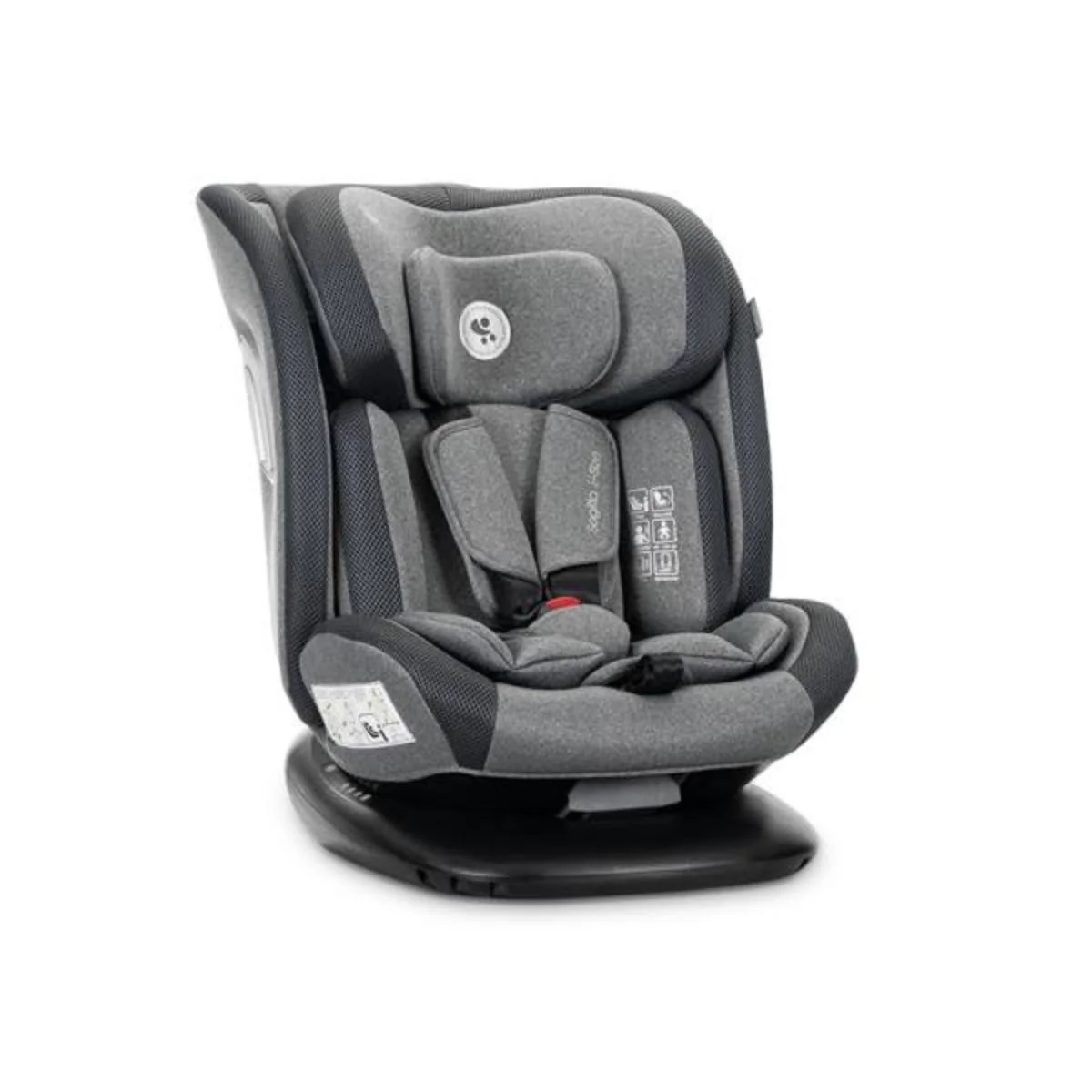 Scaun auto, Lorelli Sagitta, I-Size, rotativ 360, protectie SPS,  40-150 cm, Grey