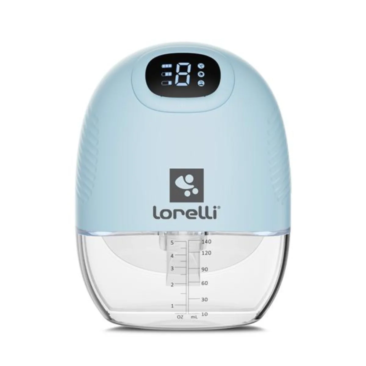 Pompa de san electrica portabila, Lorelli Alice, hands free, 3 moduri de operare, functie masaj, 9 niveluri, cu accesorii incluse, 140 ml, Blue
