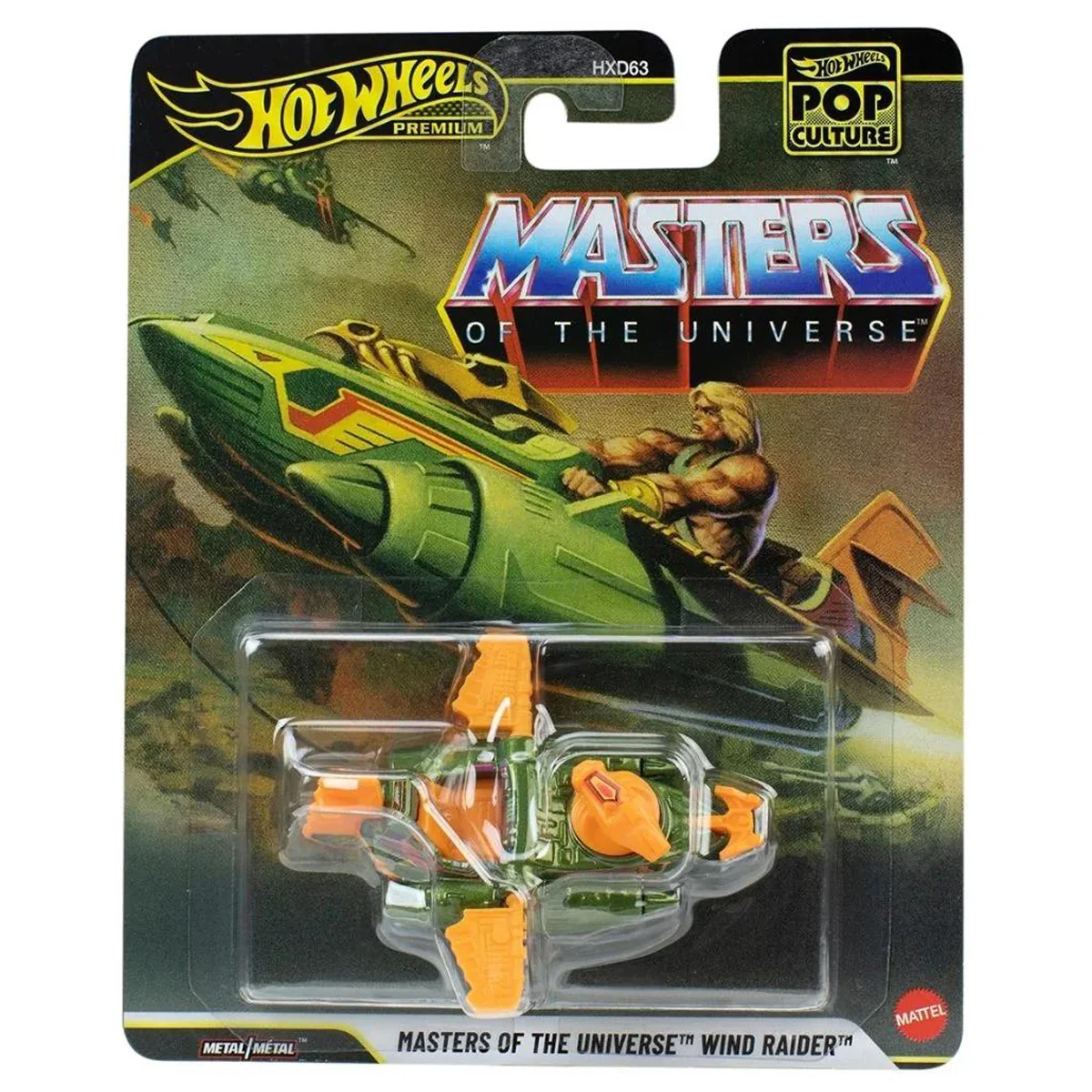 Masina metalica, Hot Wheels Premium, Pop Culture, Masters of The Universe Wind Raider, JHW91