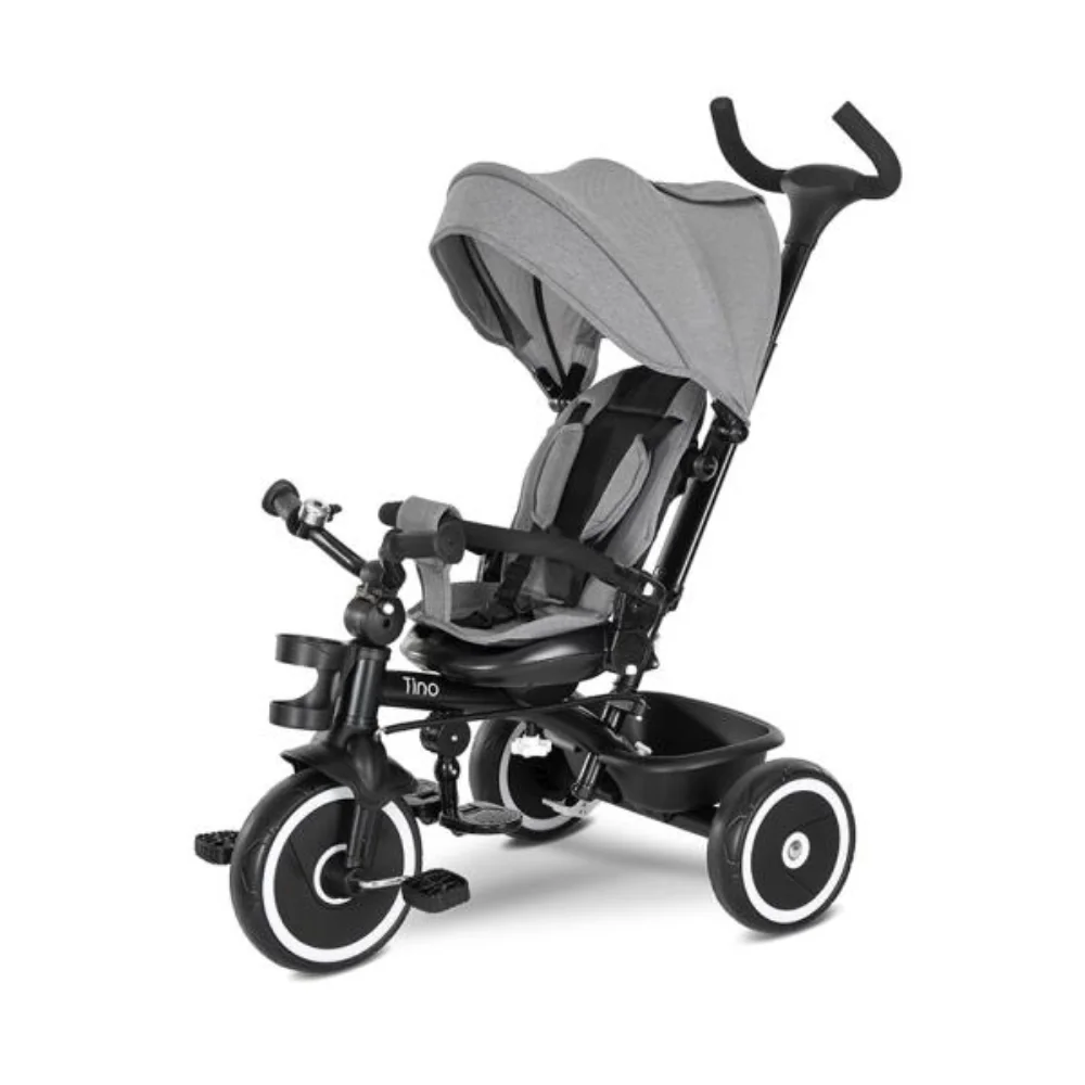 Tricicleta, Lorelli Tino, sezut rotativ 360 grade, scaun rabatabil, control parental, Grey