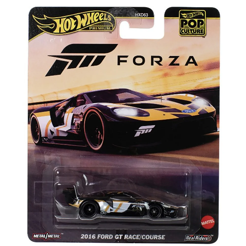 Masina metalica, Hot Wheels Premium, Pop Culture, 2016 Ford GT Race/Course, JBL67