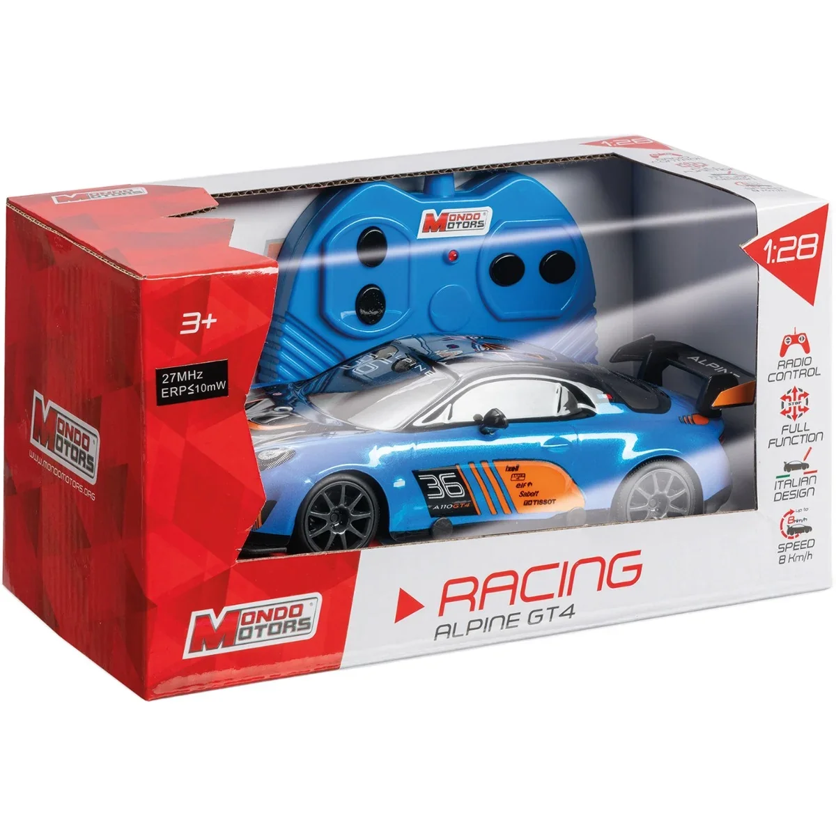 Masina cu telecomanda Renault Alpine GT4, 1:28