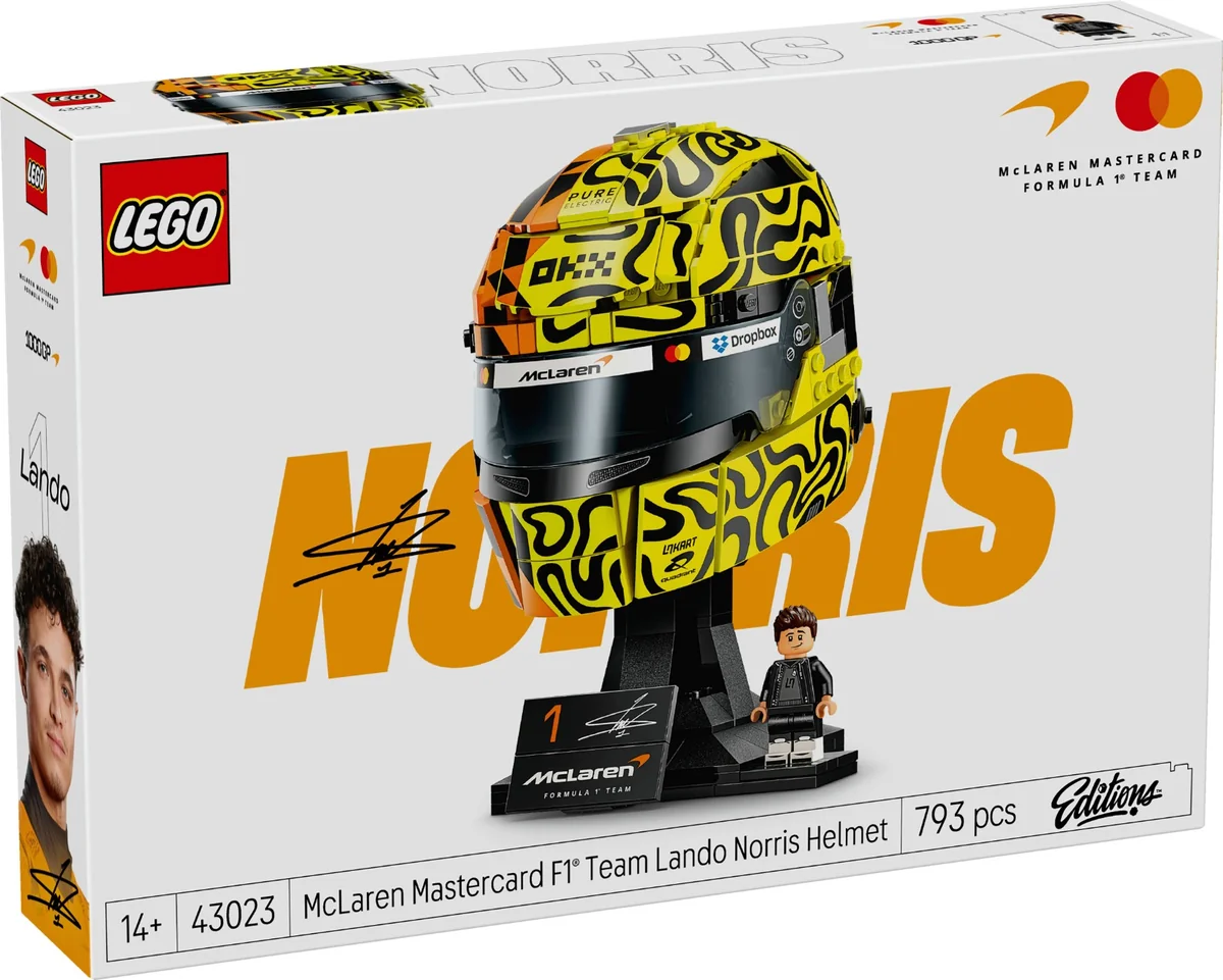 LEGO® Editions - Casca lui Lando Norris McLaren Mastercard F1 Team (43023)