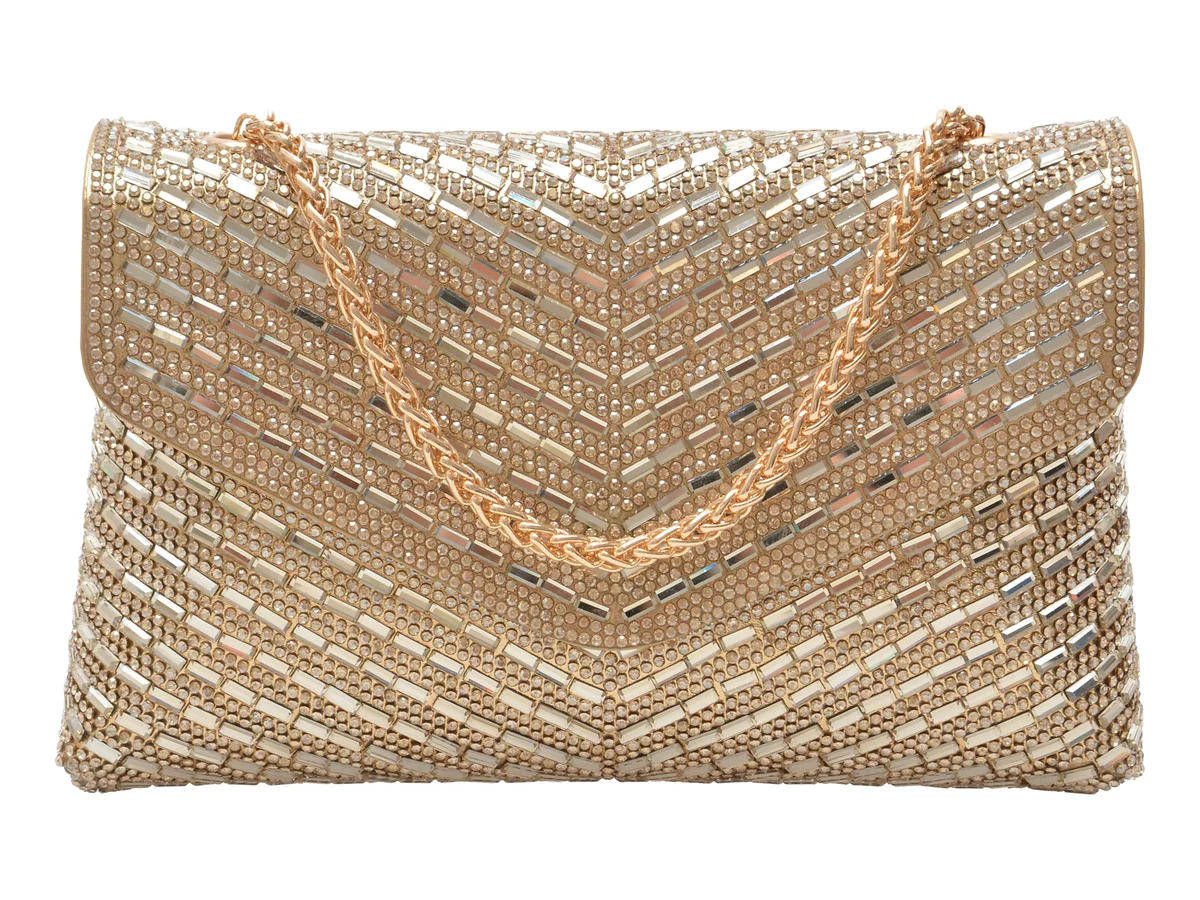 Geanta ALDO aurie, SPARKLEBAG 710, din piele ecologica