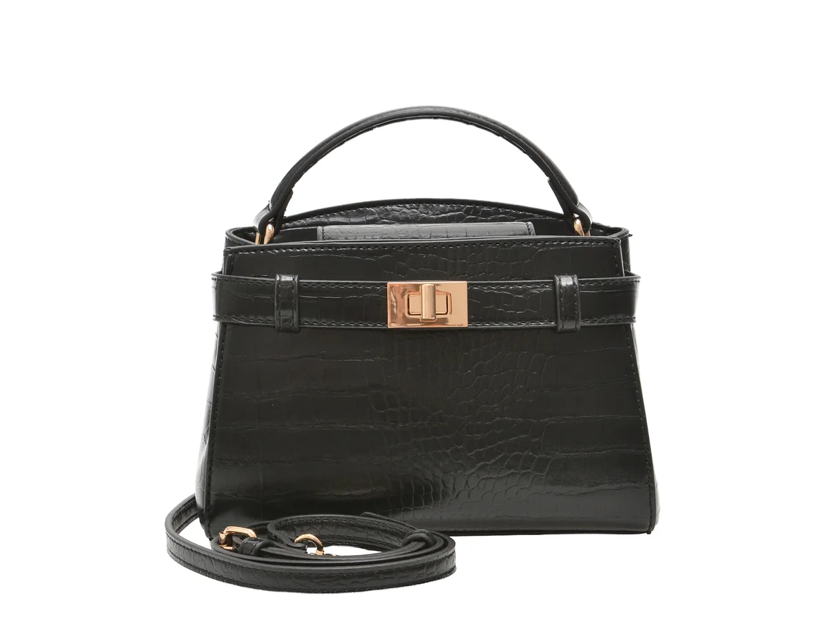 Geanta ALDO neagra, VIVIANROSE 001, din piele ecologica