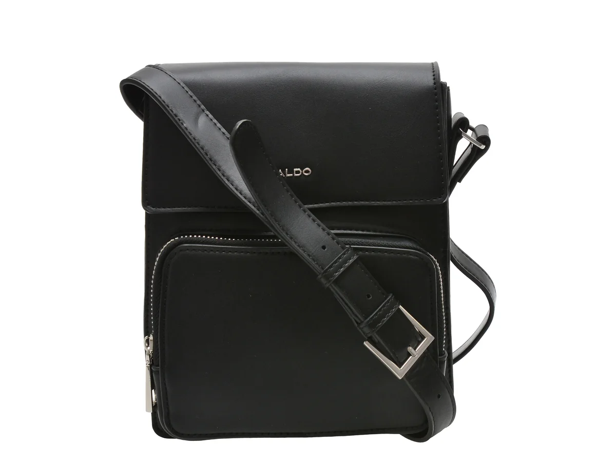 Geanta ALDO neagra, NILES 001, din piele ecologica