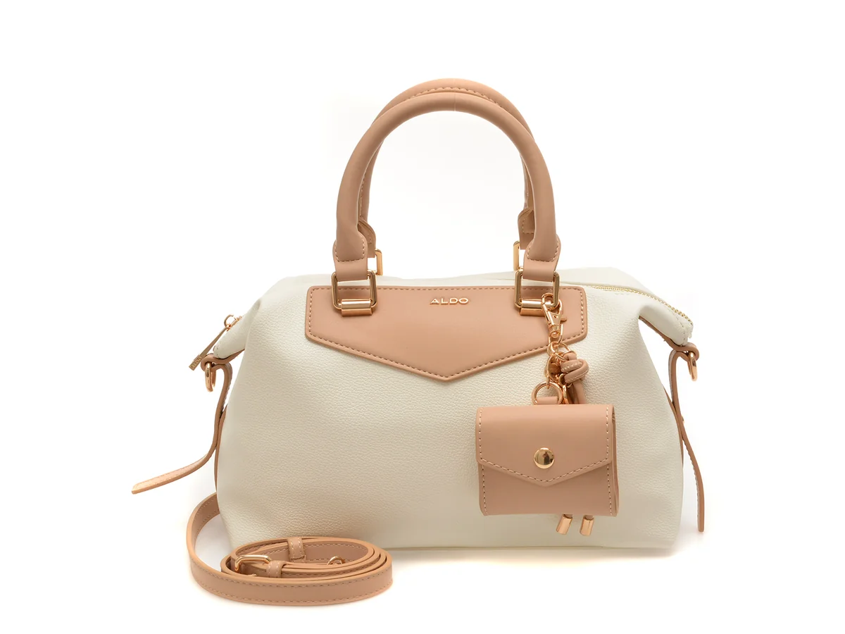 Geanta ALDO alba, ODMELLOWBAG 148, din piele ecologica