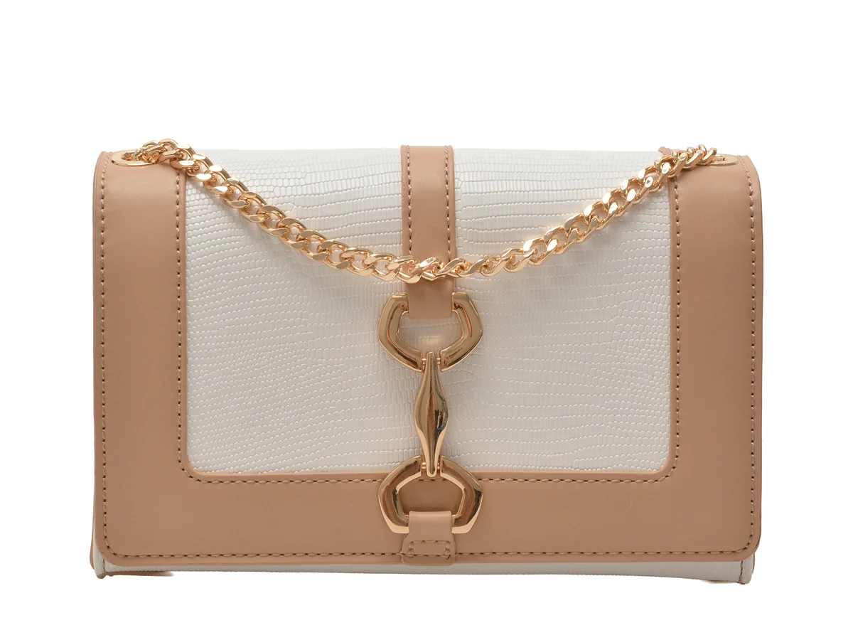 Geanta ALDO alba, CLAIRISSIA 100, din piele ecologica
