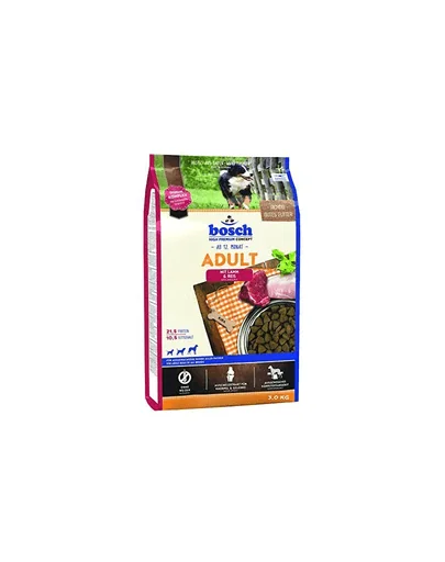 BOSCH Hrana uscata pentru caini adulti, cu miel si orez  3 kg