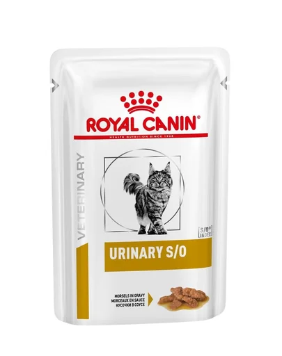 ROYAL CANIN Veterinary Diet Feline Urinary S/O 12 x 85 g hrana umeda dietetica pentru pisici adulte cu afectiuni ale tractului urinar inferior