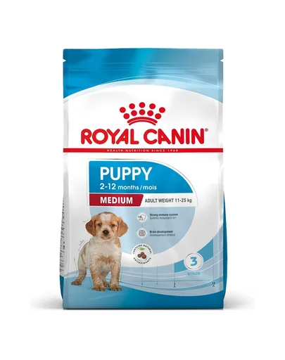 Royal Canin Medium Puppy hrana uscata pentru catei de talie medie, intre 2-12 luni 4 kg