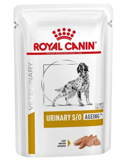 ROYAL CANIN Urinary S/O Ageing +7 12 x 85 g hrana dietetica umeda pentru caini adulti peste 7 ani cu afectiuni ale tractului urinar inferior