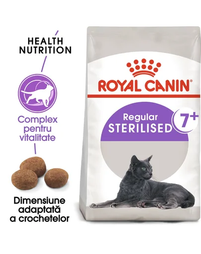 ROYAL CANIN Sterilised 7+ hrana uscata pisica sterilizata senior 20 kg (2 x 10 kg)