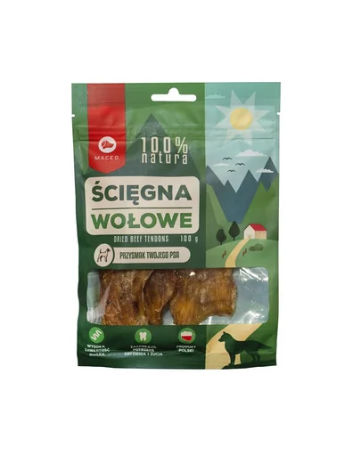 MACED Recompense pentru caini, vita uscata 100 g