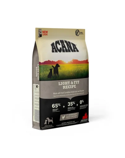 ACANA Light &amp; Fit Dog hrana uscata caini adulti supraponderali 6 kg