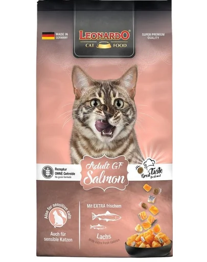 LEONARDO Adult GF Salmon hrana uscata pisici adulte, cu somon 7,5 kg