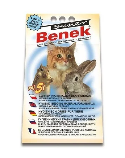 BENEK Super Compact Universal nisip universal pentru litiera 5 L x 2 (10 l)