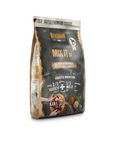 BELCANDO Mix It Grain Free hrana uscata fara cereale pentru caini adulti, talie XS-XL, 3 kg