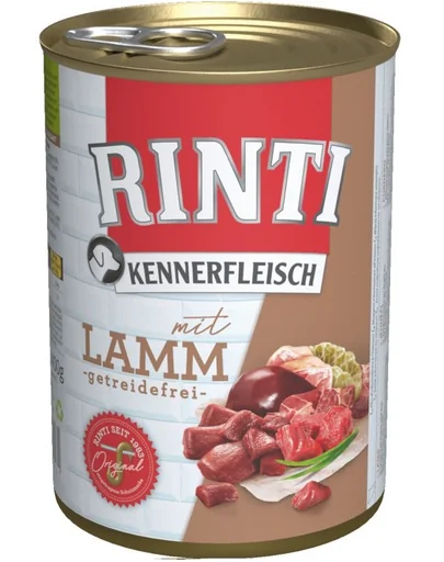 RINTI Kennerfleisch Hrana umeda pentru caini, cu miel 800 gr