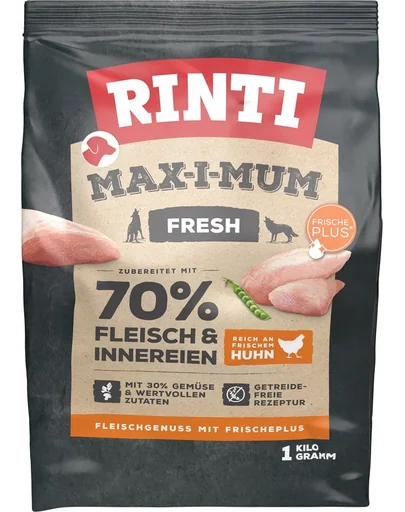 RINTI MAX-I-MUM Chicken hrana uscata pentru caini adulti, cu pui 1 kg