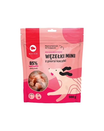 MACED Recompensa pentru caine, noduri de rata, 500g