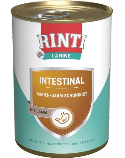RINTI Canine Intestinal Lamb hrana caini cu miel 800 g