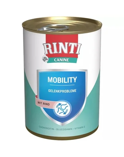 RINTI Canine Mobility beef 400 g hrana dietetica cu vita, pentru caini