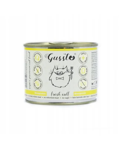 GUSSTO Cat Fresh Calf hrana cu vitel pentru pisici 6x200 g