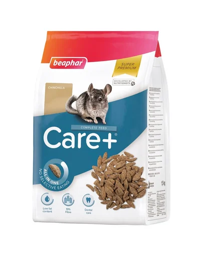 BEAPHAR Care+ Hrana completa pentru Chinchilla 1,5 kg