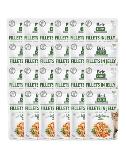 BRIT Care Fillets in Jelly ton in aspic 24x85 g plic hrana pisica