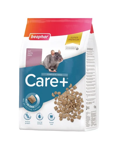 BEAPHAR Care+ Hrana pentru soareci si sobolani 1,5 kg