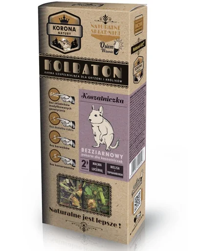 NATURAL-VIT Korona Natury Kolbaton Hrana pentru veverite Degu 2 buc.